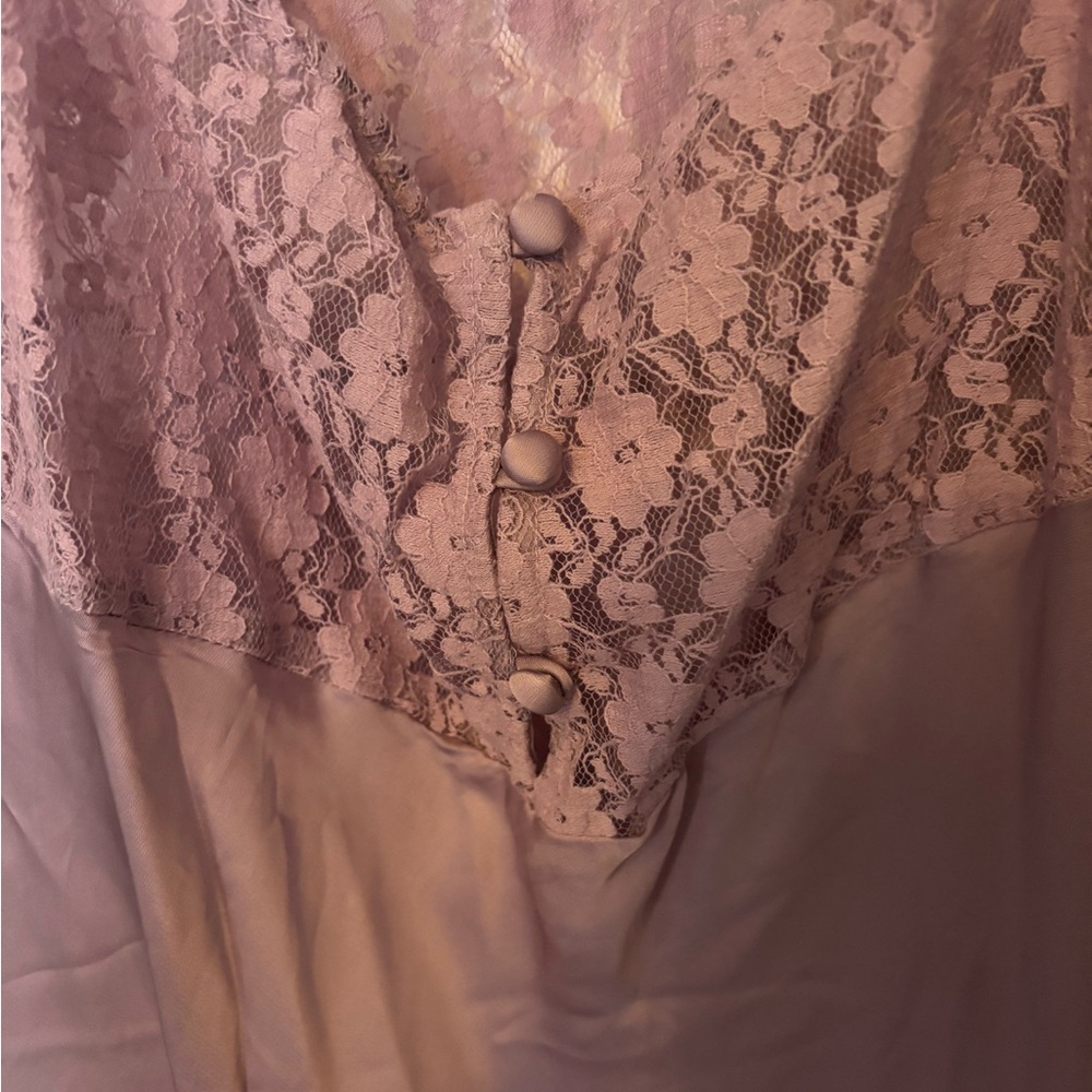 Free People NEW LOVE Mini Slip dress Lavender SP pastel romantic feminine magic - Picture 5 of 13
